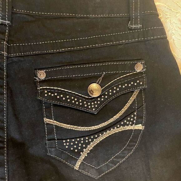 🎀 Nine West Boot Cut  indigo Denim Jeans  6/27 - Picture 8 of 10